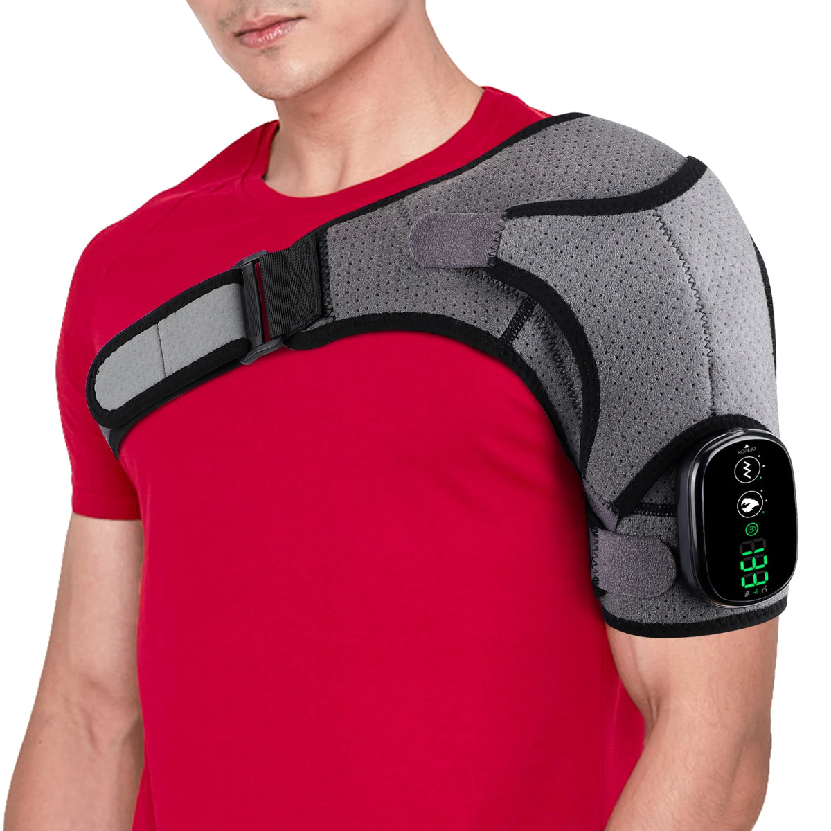 Shoulder wrap with LED controller